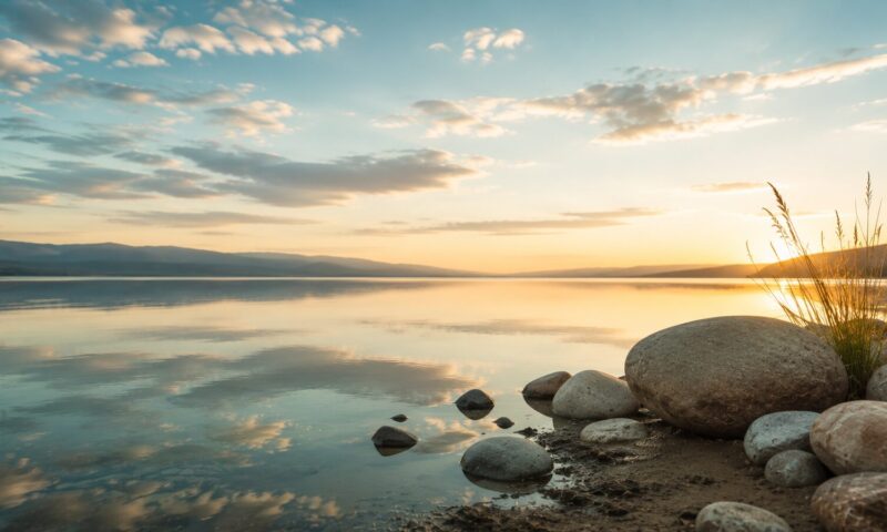 Whole-person wellness concept with calm natural elements representing mind, body, and spirit